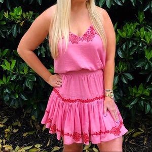 Karina Grimaldi Fiorentina Embellished Mini Dress